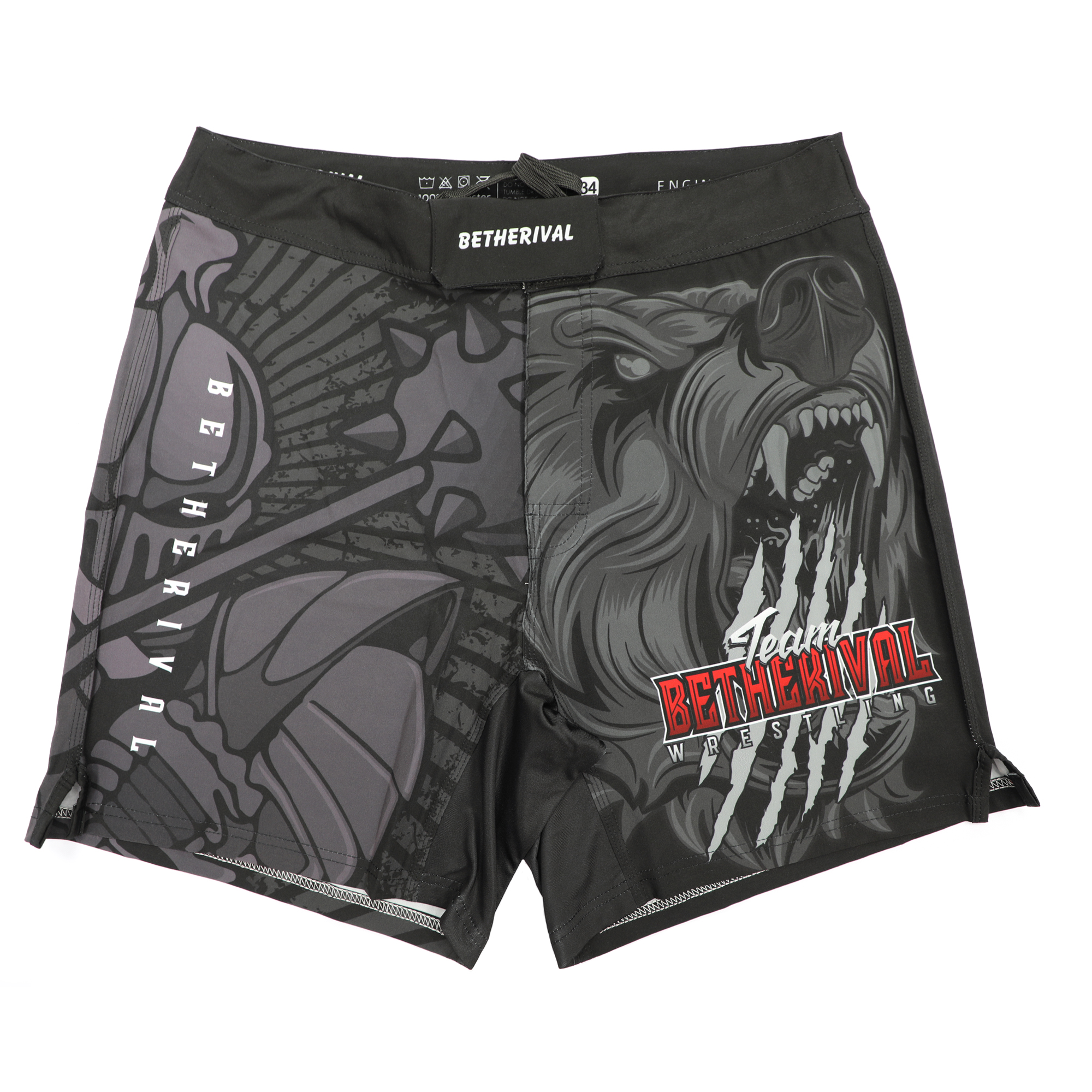 Custom Fight Shorts A005 front view