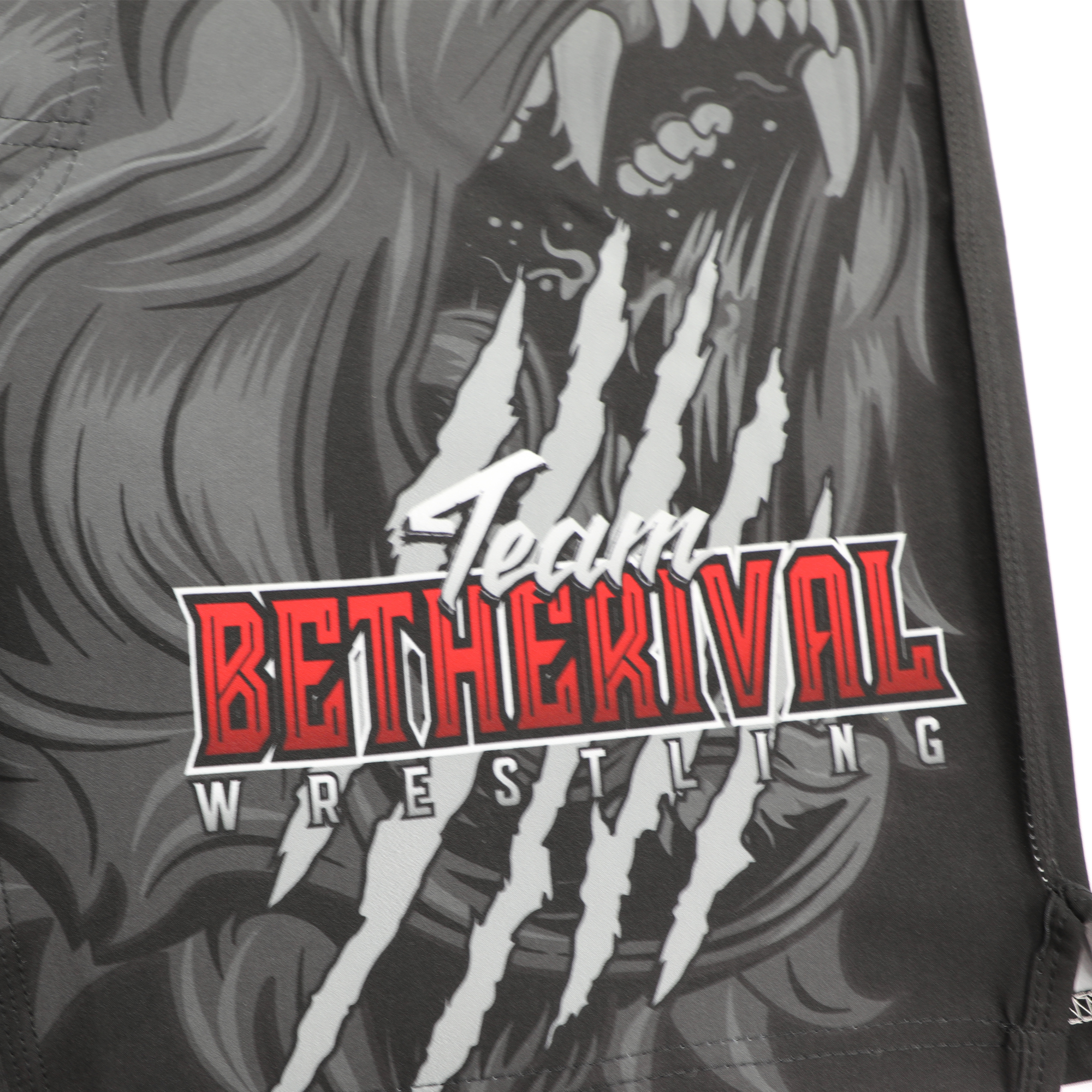Custom Fight Shorts A005 back view