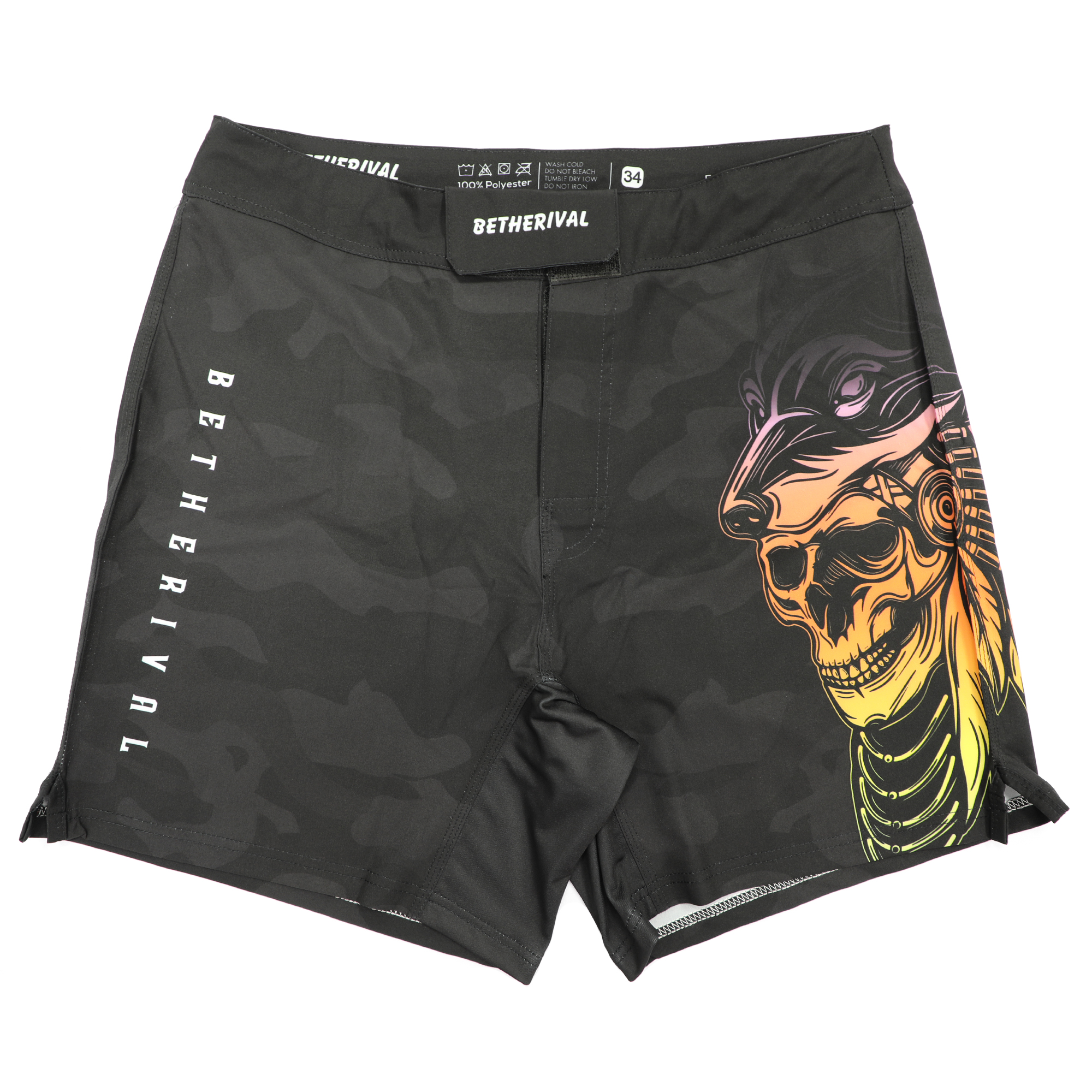 Custom Fight Shorts A006 front view