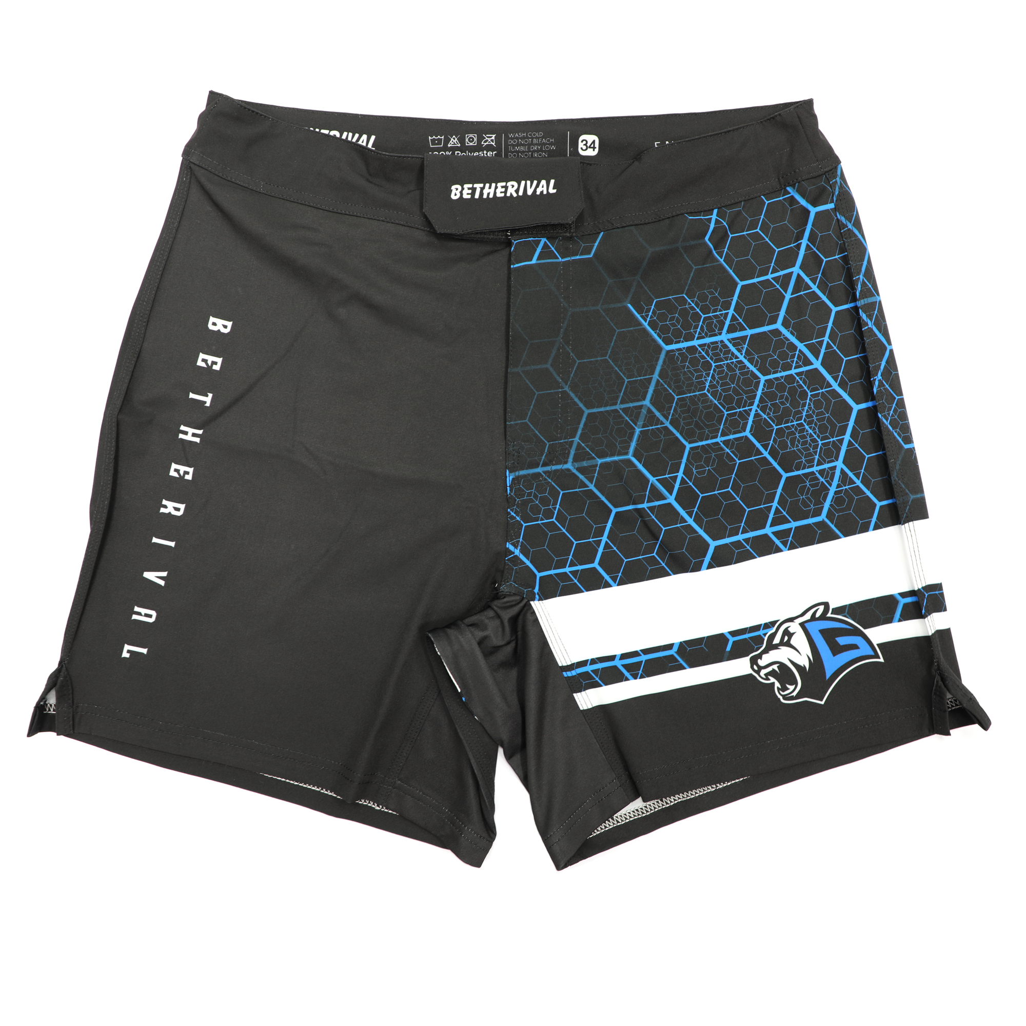 Custom Fight Shorts A008 front view