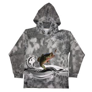 Custom Fishing Hoodie front view