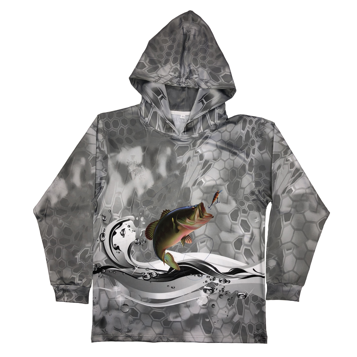 Custom Fishing Hoodie front view
